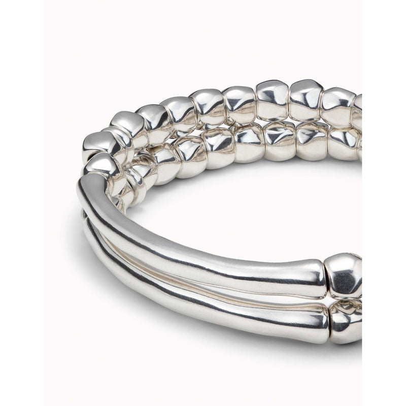 Tandem Sterling Silver Plated Bracelet - PUL1211MTL-UNO de 50-Renee Taylor Gallery