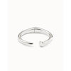 Nail Rigid Sterling Silver Plated Bracelet - PUL1821NGR-UNO de 50-Renee Taylor Gallery