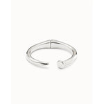 Nail Rigid Sterling Silver Plated Bracelet - PUL1821NGR-UNO de 50-Renee Taylor Gallery