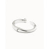 Nail Rigid Sterling Silver Plated Bracelet - PUL1821NGR-UNO de 50-Renee Taylor Gallery