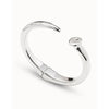 Nail Rigid Sterling Silver Plated Bracelet - PUL1821NGR-UNO de 50-Renee Taylor Gallery
