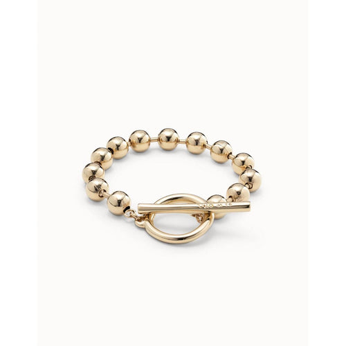 On/Off 18K Gold Plated Bracelet - PUL1903ORO0000L-UNO de 50-Renee Taylor Gallery