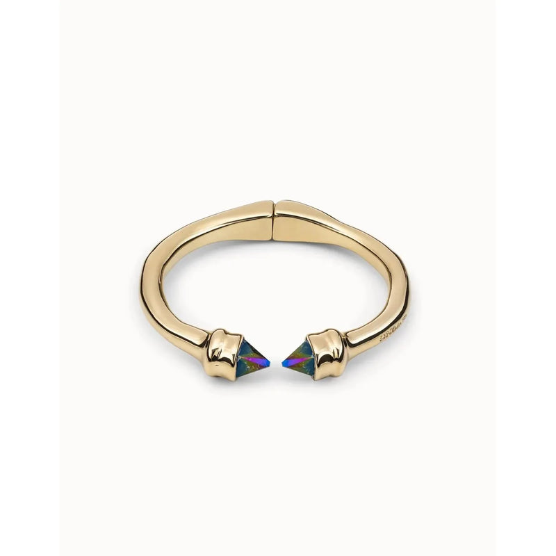 Crystal Clear 18K Gold Plated Bracelet - PUL1951MCLORO-UNO de 50-Renee Taylor Gallery