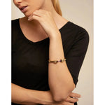 Crystal Clear 18K Gold Plated Bracelet - PUL1951MCLORO-UNO de 50-Renee Taylor Gallery