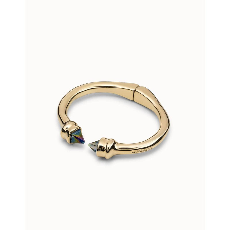 Crystal Clear 18K Gold Plated Bracelet - PUL1951MCLORO-UNO de 50-Renee Taylor Gallery
