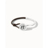 My Button Sterling Silver Plated Bracelet - PUL1993MARMTL-UNO de 50-Renee Taylor Gallery