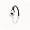 My Button Sterling Silver Plated Bracelet - PUL1993MARMTL-UNO de 50-Renee Taylor Gallery