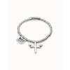 Heal Me Sterling Silver Plated Bracelet - PUL2040AZUMTL-UNO de 50-Renee Taylor Gallery
