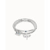 Heal Me Sterling Silver Plated Bracelet - PUL2057AZUMTL-UNO de 50-Renee Taylor Gallery