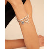 Heal Me Sterling Silver Plated Bracelet - PUL2057AZUMTL-UNO de 50-Renee Taylor Gallery