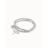 Heal Me Sterling Silver Plated Bracelet - PUL2057AZUMTL-UNO de 50-Renee Taylor Gallery