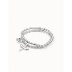 Heal Me Sterling Silver Plated Bracelet - PUL2057AZUMTL-UNO de 50-Renee Taylor Gallery