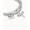Heal Me Sterling Silver Plated Bracelet - PUL2057AZUMTL-UNO de 50-Renee Taylor Gallery