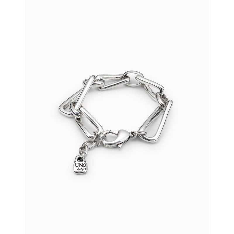Indestructible Sterling Silver Plated Bracelet - PUL2130MTL-UNO de 50-Renee Taylor Gallery