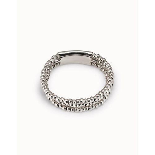 Heavy Metal Sterling Silver Plated Bracelet - PUL2134MTL-UNO de 50-Renee Taylor Gallery