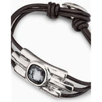 Spidergrey Sterling Silver Plated Bracelet - PUL2136GRSMTL0M-UNO de 50-Renee Taylor Gallery