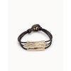 18K Gold Plated Bracelet in Line - PUL2137ORO-UNO de 50-Renee Taylor Gallery