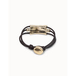 18K Gold Plated Bracelet in Line - PUL2137ORO-UNO de 50-Renee Taylor Gallery