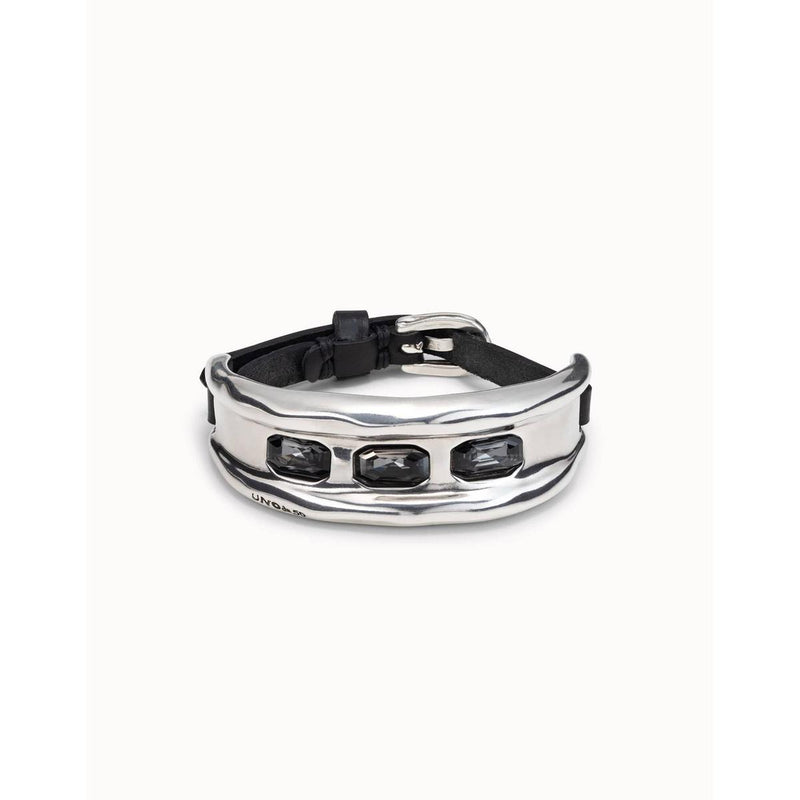 Magic 3 Sterling Silver Plated Bracelet - PUL2161GRSMTL-UNO de 50-Renee Taylor Gallery