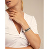 Magic 3 Sterling Silver Plated Bracelet - PUL2161GRSMTL-UNO de 50-Renee Taylor Gallery