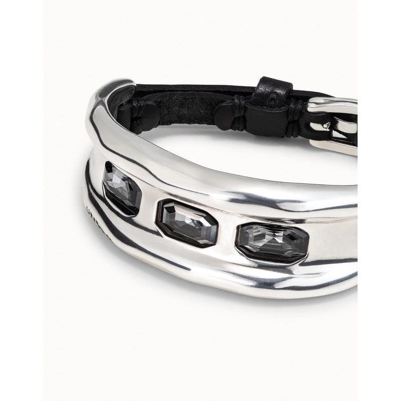 Magic 3 Sterling Silver Plated Bracelet - PUL2161GRSMTL-UNO de 50-Renee Taylor Gallery