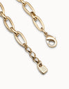 Gold-Plated Medium Sized Oval Link Bracelet with Carabiner Clasp - PUL2263ORO0000M-Uno de 50-Renee Taylor Gallery