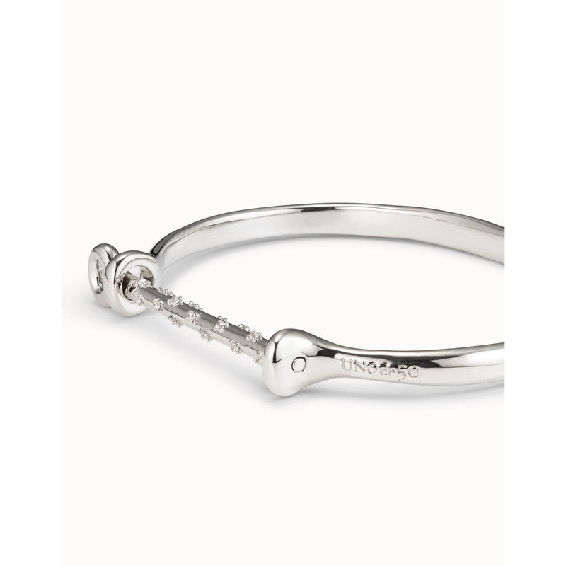 Possession Sterling Silver Plated Bracelet - PUL2271MTL0000U-UNO de 50-Renee Taylor Gallery