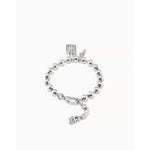 Key Sterling Silver Plated Bracelet - PUL2305MTL0000U-UNO de 50-Renee Taylor Gallery