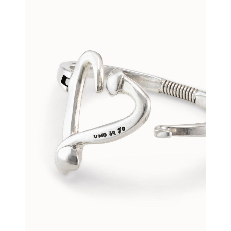 One Love Silver Bracelet-UNO de 50-Renee Taylor Gallery