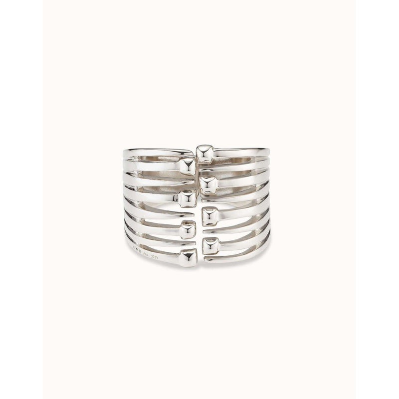 Matching Sterling Silver Plated Bracelet - PUL2313MTL0000M-UNO de 50-Renee Taylor Gallery