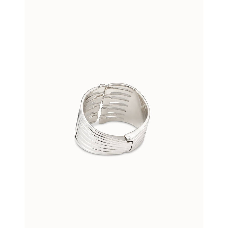Matching Sterling Silver Plated Bracelet - PUL2313MTL0000M-UNO de 50-Renee Taylor Gallery