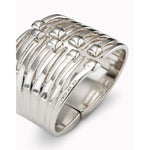 Matching Sterling Silver Plated Bracelet - PUL2313MTL0000M-UNO de 50-Renee Taylor Gallery