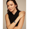 Charisma Bangle Bracelet with Blue Crystal - PUL2356AZUMTL0L-UNO de 50-Renee Taylor Gallery