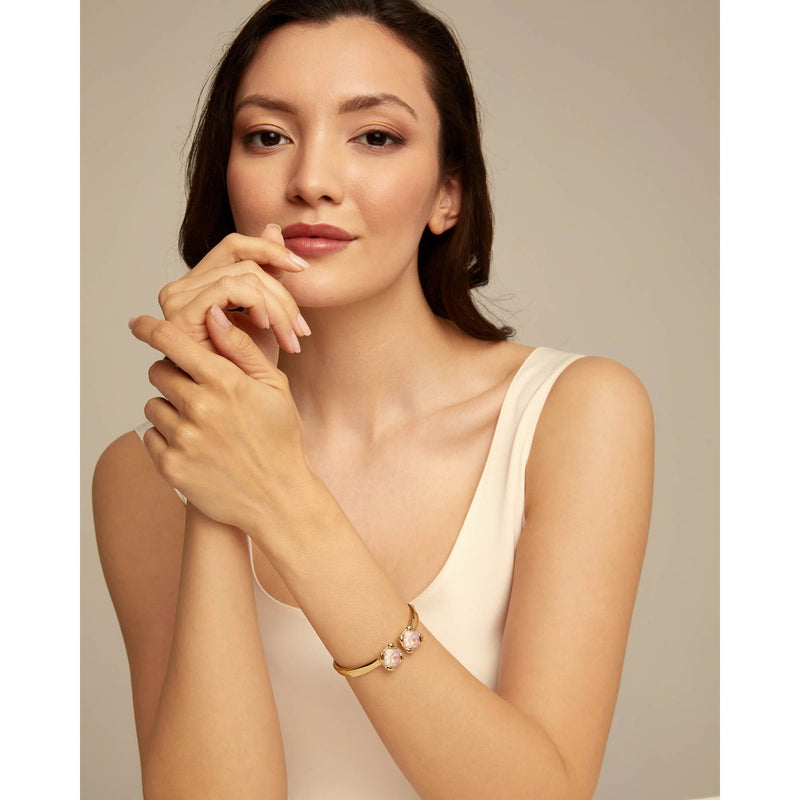 Aura 18K Gold Plated Bracelet - PUL2357RSAORO-UNO de 50-Renee Taylor Gallery