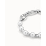 Pearl & Match Sterling Silver Plated Bracelet - PUL2364BPLMTL-UNO de 50-Renee Taylor Gallery