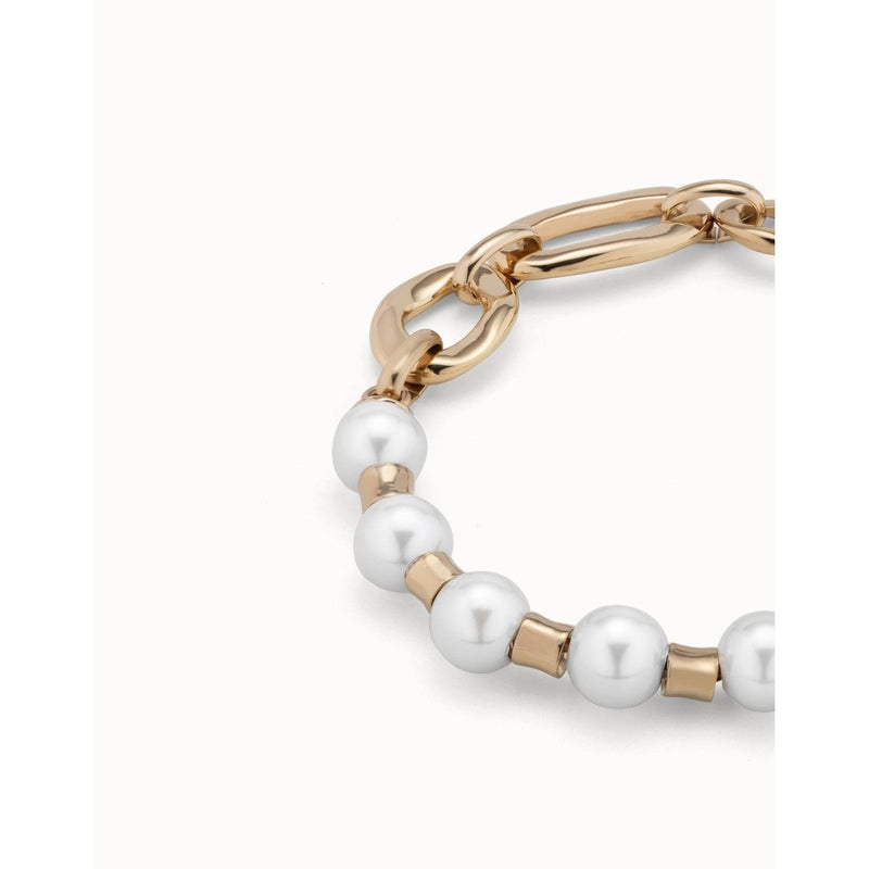 Pearl & Match 18K Gold Plated Bracelet - PUL2364BPLORO-UNO de 50-Renee Taylor Gallery