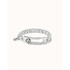 Empower Sterling Silver Plated Bracelet - PUL2369GRSMTL-UNO de 50-Renee Taylor Gallery