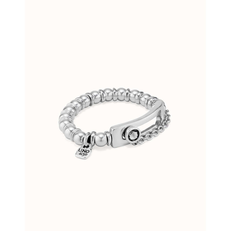 Empower Sterling Silver Plated Bracelet - PUL2369GRSMTL-UNO de 50-Renee Taylor Gallery