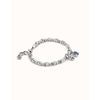 Attractive Sterling Silver Plated Bracelet - PUL2376AZUMTL0M-UNO de 50-Renee Taylor Gallery