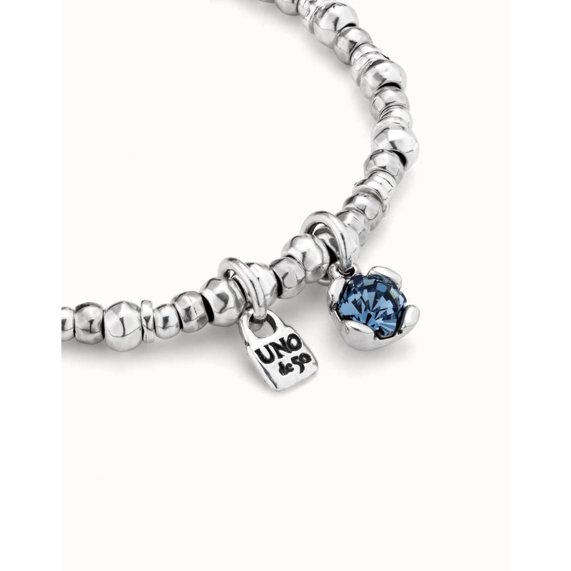 Attractive Sterling Silver Plated Bracelet - PUL2376AZUMTL0M-UNO de 50-Renee Taylor Gallery