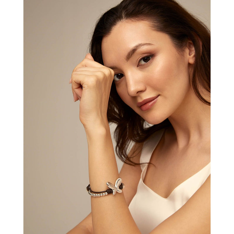 Minifly Sterling Silver Plated Bracelet - PUL2380MARMTL0M-UNO de 50-Renee Taylor Gallery