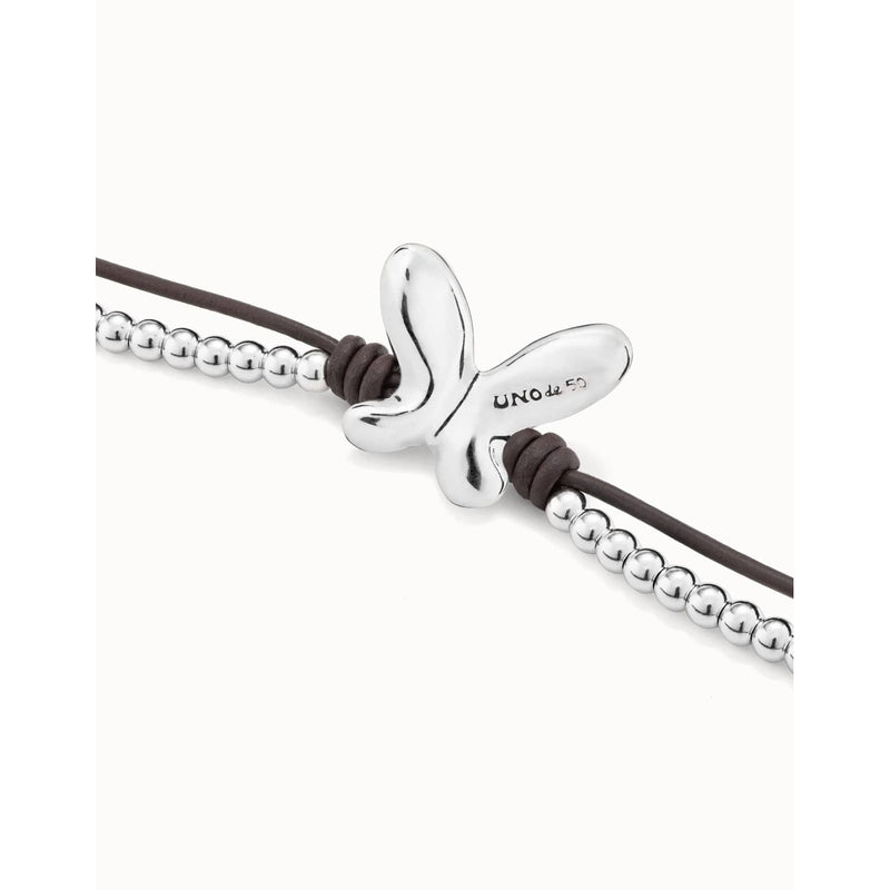 Minifly Sterling Silver Plated Bracelet - PUL2380MARMTL0M-UNO de 50-Renee Taylor Gallery