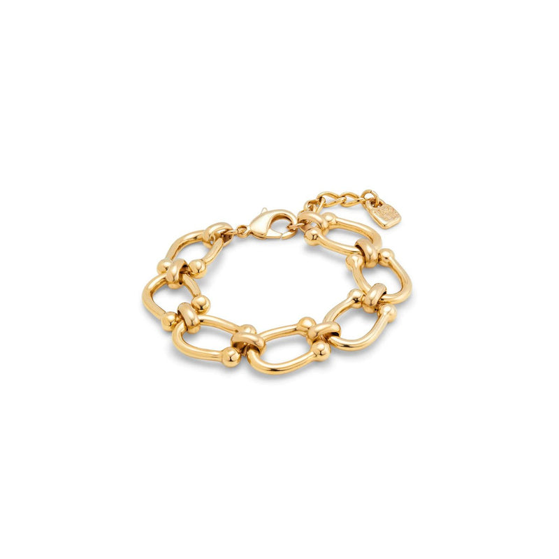 Serotonin 18K Gold Plated Bracelet - PUL2421ORO0000M-UNO de 50-Renee Taylor Gallery