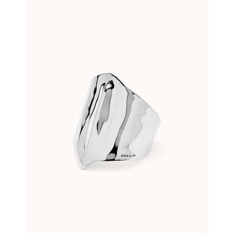 Ser Majestuosa Silver Bangle bracelet with Manta Ray Structure - PUL2445MTL0000M-UNO de 50-Renee Taylor Gallery