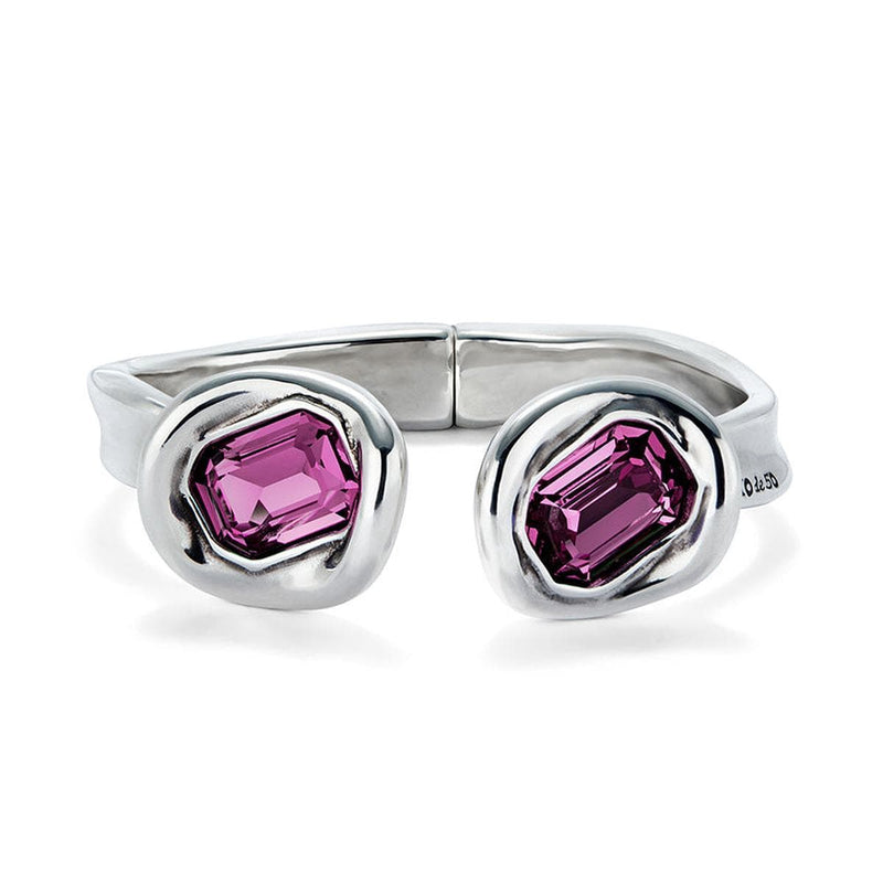 Ser Valiente Exc Sterling Silver Plated Bracelet - PUL2453RSAMTL-UNO de 50-Renee Taylor Gallery
