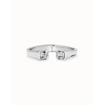 Sterling Silver Plated Cuff Bracelet - PUL2485BLNMTL-UNO de 50-Renee Taylor Gallery