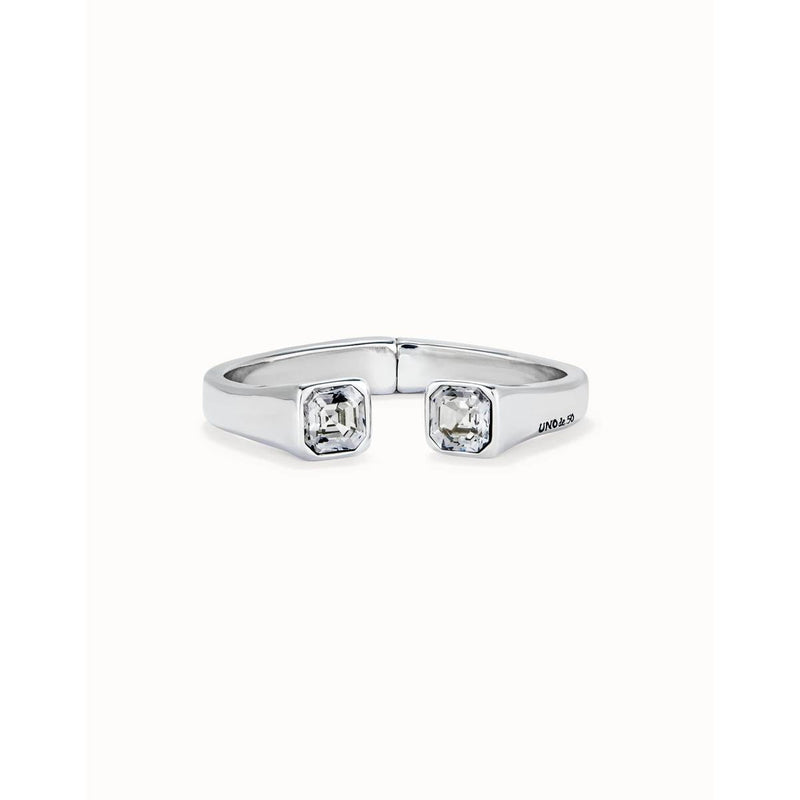 Sterling Silver Plated Cuff Bracelet - PUL2485BLNMTL-UNO de 50-Renee Taylor Gallery