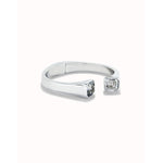 Sterling Silver Plated Cuff Bracelet - PUL2485BLNMTL-UNO de 50-Renee Taylor Gallery