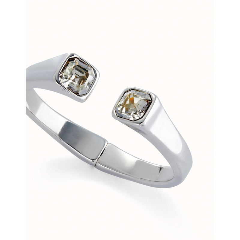 Sterling Silver Plated Cuff Bracelet - PUL2485BLNMTL-UNO de 50-Renee Taylor Gallery