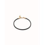 Hazte Leather Bracelet with 18k Gold Plated Clasp - PUL2498ORO0000U-UNO de 50-Renee Taylor Gallery